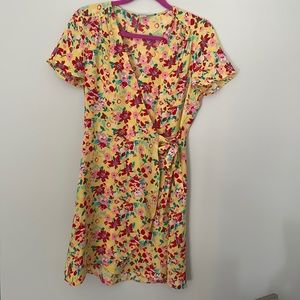 JCrew Factory wrap dress